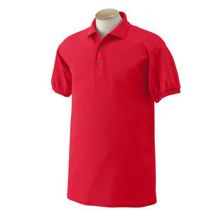 Gildan 50/50 Sport Shirt - Dark/Color Red