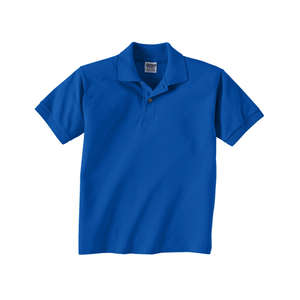 Gildan Youth 50/50 Sport Shirt - Dark/Color Blue, Royal