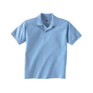 Gildan Youth 50/50 Sport Shirt - Dark/Color Blue, Light