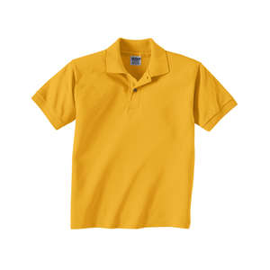 Gildan Youth 50/50 Sport Shirt - Dark/Color Gold