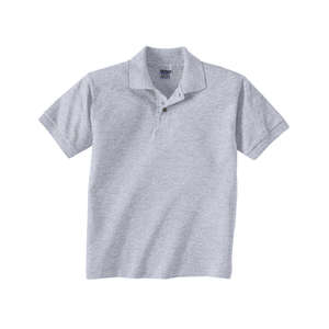 Gildan Youth 50/50 Sport Shirt - Light/Heather Gray, Sport