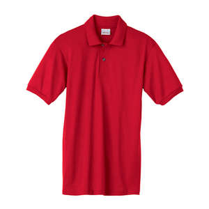 Anvil 50/50 Sport Shirt - Dark/Color Red