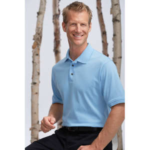 Custom Promotional Anvil 50/50 Stain Release Short Sleeve Sport Shirt - Dark/Color
