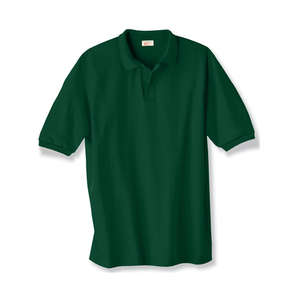 Hanes 50/50 Sport Shirt - Dark/Color Green, Deep Forest