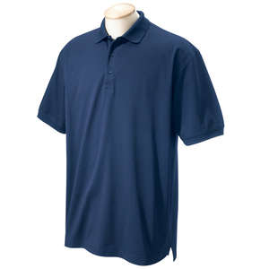 Chestnut Hill Mens Performance Plus Jersey Polo - Dark/Color Blue, New Navy