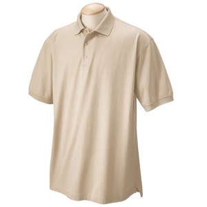 Chestnut Hill Mens Performance Plus Jersey Polo - Dark/Color Gray, Stone