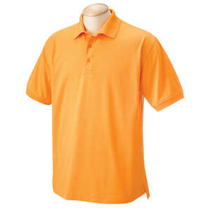 Chestnut Hill Mens Performance Plus Jersey Polo - Dark/Color Marigold