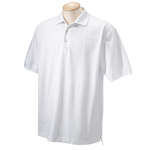 Personalized Performance Golf & Polo Shirts - Chestnut Hill Mens Performance Plus Jersey Polo - White/Neutral
