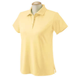 Chestnut Hill Womens Performance Plus Jersey Polo - Dark/Color Yellow, Maize