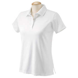 Custom Promotional Chestnut Hill Womens Performance Plus Jersey Polo - White/Neutral