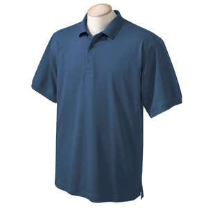 Chestnut Hill Mens Pima Cotton Polo - Dark/All Blue, New Navy