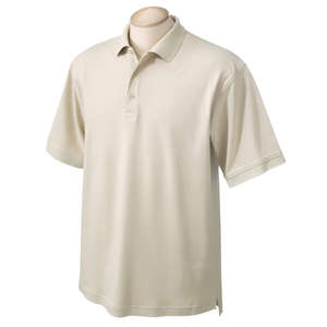 Chestnut Hill Mens Pima Cotton Polo - Dark/All Gray, Stone