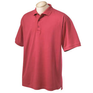 Chestnut Hill Mens Pima Cotton Polo - Dark/All Terracotta
