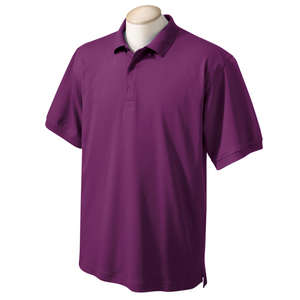 Chestnut Hill Mens Pima Cotton Polo - Dark/All Purple, Grape