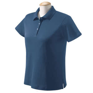 Chestnut Hill Womens Pima Cotton Polo - Dark/All Blue, New Navy