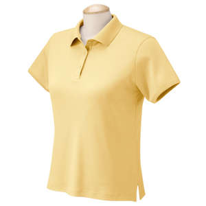 Chestnut Hill Womens Pima Cotton Polo - Dark/All Yellow, Maize