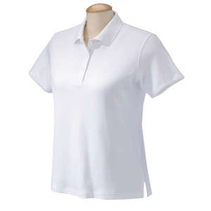 Chestnut Hill Womens Pima Cotton Polo - Dark/All White