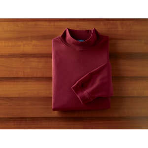 Chestnut Hill Unisex Pima Cotton Mock Neck - Dark/All