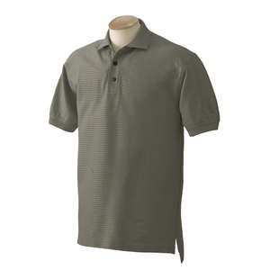 Izod Double-Mercerized Satin Tonal Sport Shirt - Dark/All Green, Stone