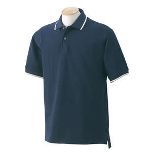 Custom Promotional Izod Mens Two-Color Tipped Polo - Dark/All