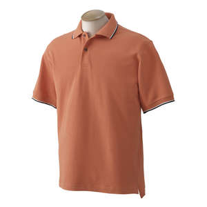 Izod Mens Two-Color Tipped Polo - Dark/All Orange, Tangerine/White, Off/Blue, Navy