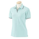 Imprinted Promotional Products - Izod Womens Two-Color Tipped Polo - Dark/All