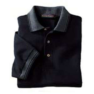 Jerzees Cool Knit Sport Shirt - Dark/All Black/Gray, Sport