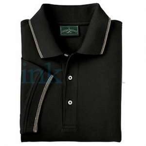Custom Promotional Outer Banks Mens Active Pinpoint Pique Sport Shirt - Dark/All