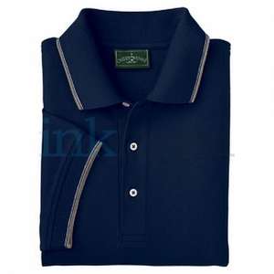 Outer Banks Mens Active Pinpoint Pique Sport Shirt - Dark/All