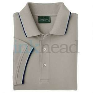 Outer Banks Mens Active Pinpoint Pique Sport Shirt - Dark/All