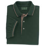 Customized Mens Golf & Polo Shirts - Outer Banks Striped Collar And Cuffs Sport Shirt - Dark/All