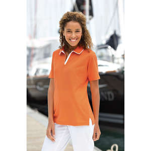Custom Promotional Outer Banks Womens Egyptian Diamond Knit Pique With Intarsia Collar - Dark/All