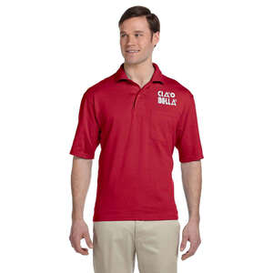 Jerzees 50/50 Sport Shirt with Pocket - Dark/Color