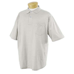 Jerzees 50/50 Sport Shirt with Pocket - Dark/Color Putty