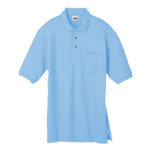 Anvil 50/50 Stain Release Sport Shirt With Pocket - Dark/Color Blue, Light