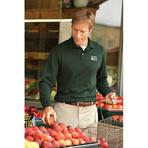 Jerzees Long Sleeve Jersey Sport Shirt - Dark/Color