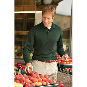 Jerzees Long Sleeve Jersey Sport Shirt - Dark/Color