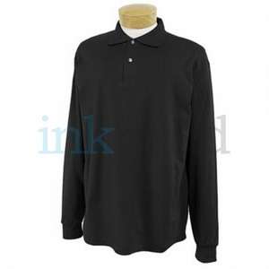 Jerzees Long Sleeve Jersey Sport Shirt - Dark/Color Black
