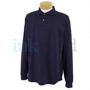 Jerzees Long Sleeve Jersey Sport Shirt - Dark/Color Blue, Navy