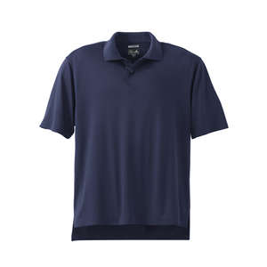 Adidas Mens ClimaCool Textured Polo - Dark/All Blue, Midnight