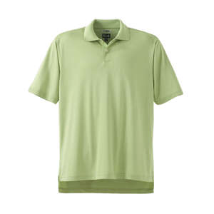 Adidas Mens ClimaCool Textured Polo - Dark/All Green, Pear