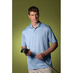 Custom Apparel - Adidas Mens ClimaCool Textured Polo - Dark/All
