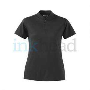 Custom Promotional Adidas Womens ClimaCool Textured Polo - Dark/All