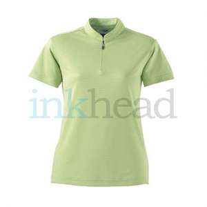 Adidas Womens ClimaCool Textured Polo - Dark/All Green, Pear