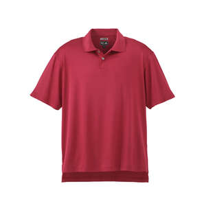 Adidas Mens ClimaCool Pique Polo - Dark/All Red, University