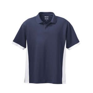 Adidas Mens ClimaCool Pique Colorblock Polo - Dark/All Blue, Navy/White