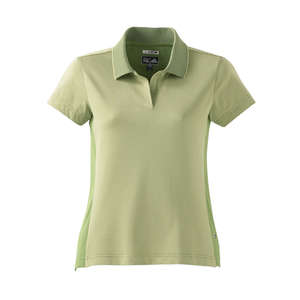 Adidas Womens ClimaCool Classic Stripe Polo - Dark/All Green, Cactus/Green, Grass
