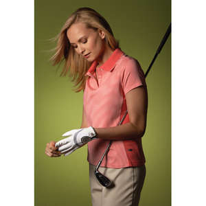 Custom Promotional Adidas Womens ClimaCool Classic Stripe Polo - Dark/All