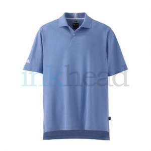 Adidas Mens ClimaLite Ottoman Solid Polo - Dark/All 