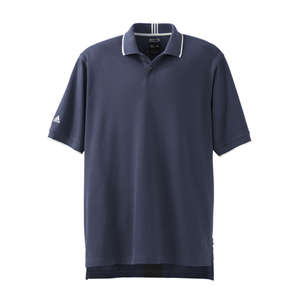 Adidas Mens ClimaLite Interlock Polo - Dark/All Blue, Midnight/White